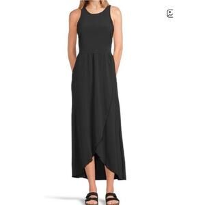 Toad & Co S Sunkissed Keyhole Back Maxi Polyester Elastane Sun Dress Black $149